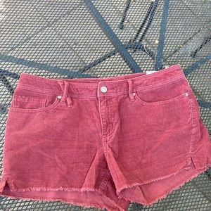 Roxy cutoff corduroy shorts
